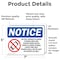 Signmission No Cell Phones Allowed In Work Sign With Symbol, 7 in W x Rectangle, Vinyl Decal OS-2PACK-NS-D-57-L-14421 - alternate 5